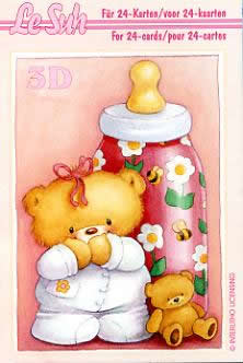 3D Bogen Buch Geburt 1 - Format A6,  Menschen - Babys,  Ereignisse - Geburt,  Le Suh,  3D Bogen,  Geburt 1