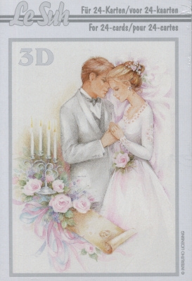 3D Bogen Buch Hochzeit - Format A6,  Ereignisse - Hochzeit,  Blumen -  Sonstige,  Le Suh,  3D Bogen,  Hochzeit