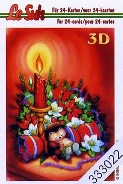 3D Bogen Buch Weihnachtsstimmung 1 - Format A6,  Weihnachten,  Blumen - Weihnachtsstern,  Le Suh,  Weihnachten,  3D Bogen,  Weihnachtsstimmung 1