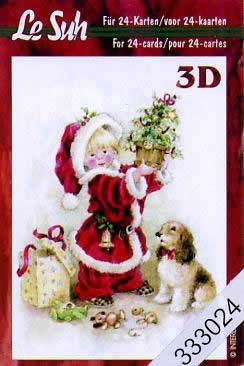 3D Bogen Buch Weihnachtskinder - Format A6,  Winter,  Weihnachten,  Le Suh,  Weihnachten,  3D Bogen,  Weihnachtskinder