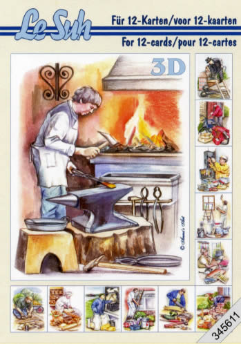 3D Bogen Buch Beruf - Format A5,  Menschen - Personen,  Le Suh,  3D Bogen,  Beruf