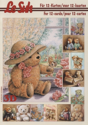 3D Bogen Buch Bären - Format A5,  Tiere - Bären,  Le Suh,  3D Bogen,  Bären