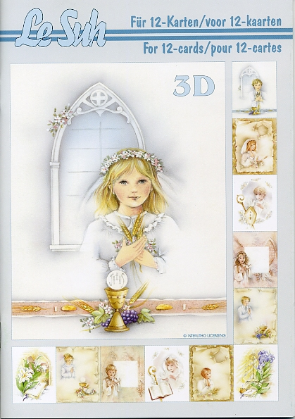 3D Bogen Buch Kommunion - Format A5,  Ereignisse - Kommunion,  Ereignisse - Feier,  Le Suh,  3D Bogen,  Kommunion,  Konfirmation