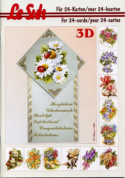 3D Bogen Buch Mini - Blumen - Format A5,  Blumen - Magnolien,  Blumen -  Sonstige,  Le Suh,  3D Bogen,  Mini-Blumen