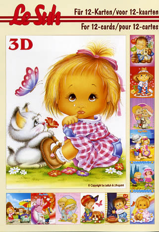 3D Bogen Buch Kinder - Format A5,  Ereignisse - Geburtstag,  Menschen - Kinder,  Le Suh,  3D Bogen,  Kinder