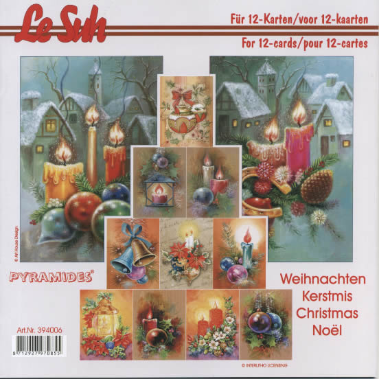 3D Bogen Buch Pyramides - 21 x 21 cm,  Weihnachten - Baumschmuck,  Weihnachten - Kerzen,  Le Suh,  Weihnachten,  3D Bogen