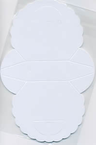 1 Tasche - Din A4 Format  - weiß,  Taschen aus Karton
