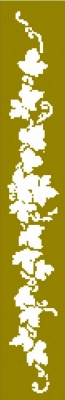 1 Prägungsschablone  - 17,3 x 3 cm,  Prägungsschablonen