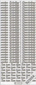 1 Stickers - 10 x 23 cm erster Schultag - Einschulung - gold, Schriften - deutsch,  Farbe - gold,  Art - Stickers normal
