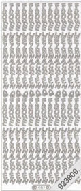 1 Stickers - 10 x 23 cm Frohe Weihnachten - gold, Schriften - Buchstaben,  Farbe - gold,  Art - Stickers normal