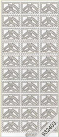 1 Stickers - 10 x 23 cm  - gold, Ereignisse - Hochzeit,  Farbe - gold,  Art - Stickers normal
