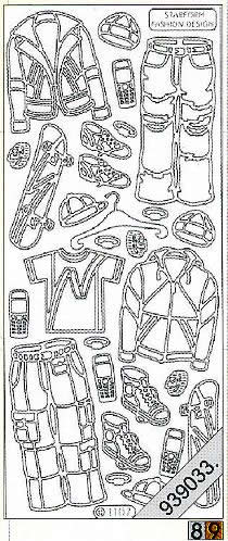 1 Stickers - 10 x 23 cm 1107 - Wintersportkleidung - gold,  Farbe - gold,  Art - Stickers normal,  Jahreszeit - Everyday,  1107 - Sportkleidung,  Jeanshose,  T-shirt,  Handy,  Turnschuhe,  Skateboard