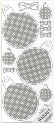 1 Stickers - 10 x 23 cm  - rot,  Farbe - rot,  Art - Stickers normal