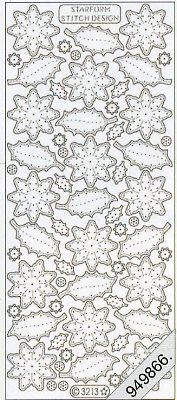 1 Stickers Glitter transparent  - 10 x 23 cm  - gold, Motiv - Blumen,  Art - Stickers Glitter transparent,  Farbe - gold,  Jahreszeit - Weihnachten,  Weihnachtsstern,  Ilex
