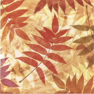20 Servietten - 25 x 25 cm AUTUMN WHIFF,  Herbst - Blätter / Laub,  Herbst,  cocktail servietten