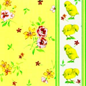 20 Servietten - 33 x 33 cm SWEET POULTS yellow,  Tiere - Kücken,  Blumen - Rosen,  Frühjahr,  lunchservietten