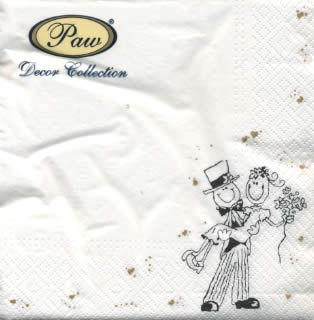 20 Servietten - 33 x 33 cm JUST SAY YES,  Ereignisse - Hochzeit,  Everyday,  lunchservietten