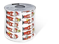 1 Rolle bedrucktes Toilettenpapier - 3-lagig - 200 Blatt Smart Santas,  Everyday,  Weihnachten,  bedrucktes Toilettenpapier,  Weihnachtsmann