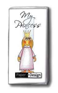 10 bedruckte Taschentücher My Princess,  Sonstiges,  Everyday,  bedruckte papiertaschentücher,  Prinzessin,  Märchen,  Mädchen