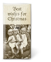 10 bedruckte Taschentücher Best wishes,  Weihnachten,  bedruckte papiertaschentücher