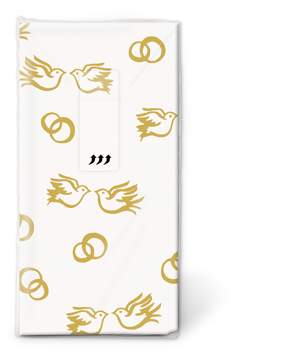 10 bedruckte Taschentücher Classic wedding gold,  Tiere,  Ereignisse,  Everyday,  bedruckte papiertaschentücher