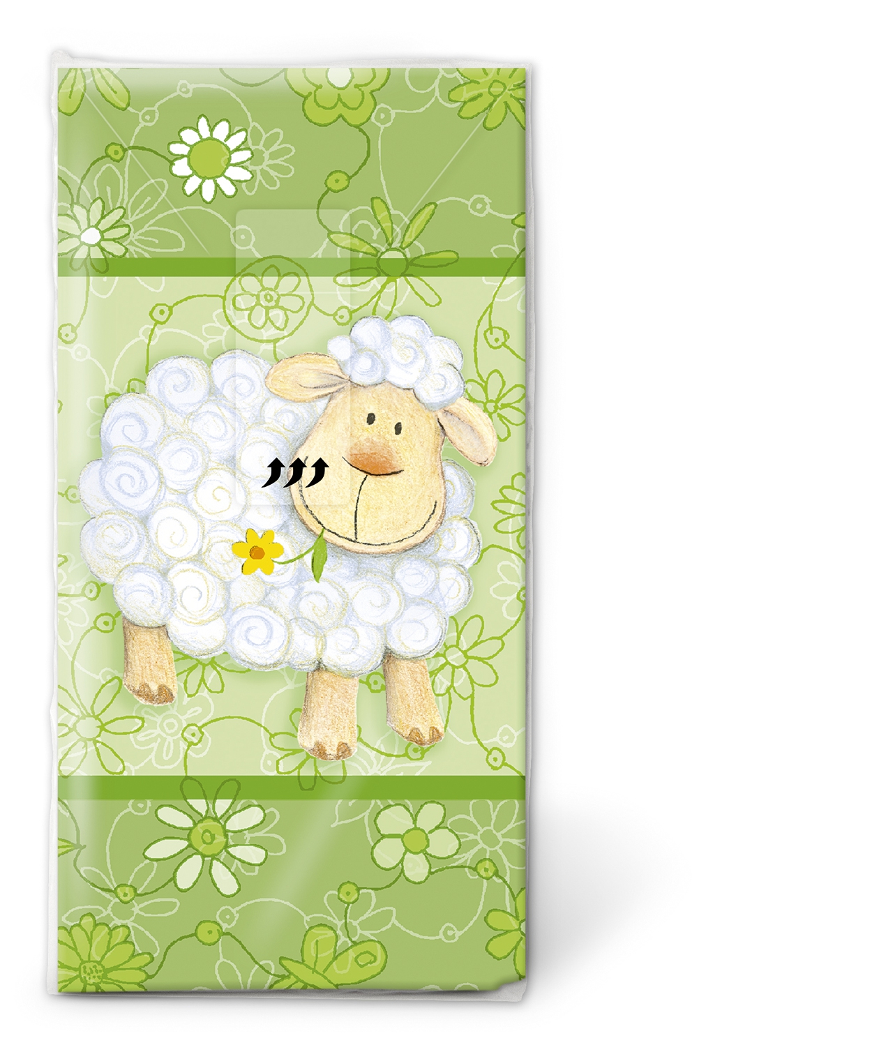 10 bedruckte Taschentücher Dazzling,  Tiere,  Frühjahr,  bedruckte papiertaschentücher,  Schafe