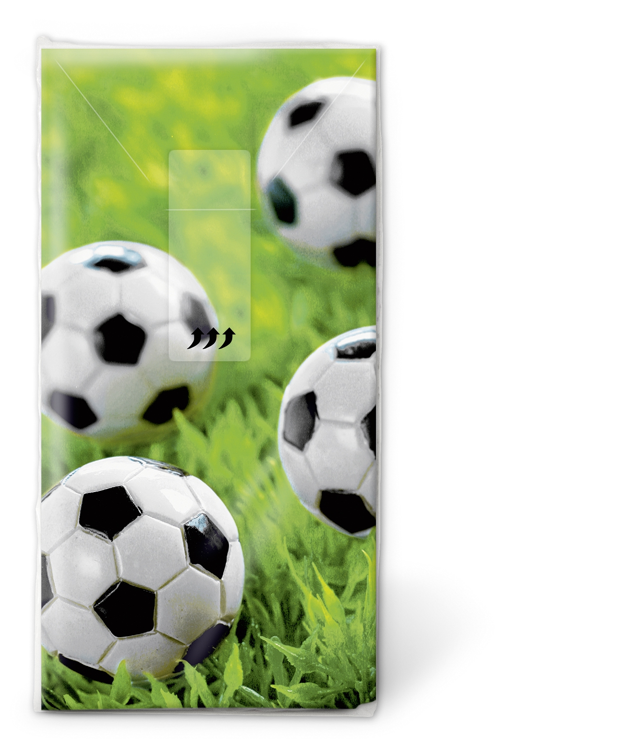 10 bedruckte Taschentücher Go for goal,  Sport,  bedruckte papiertaschentücher,  Fussball