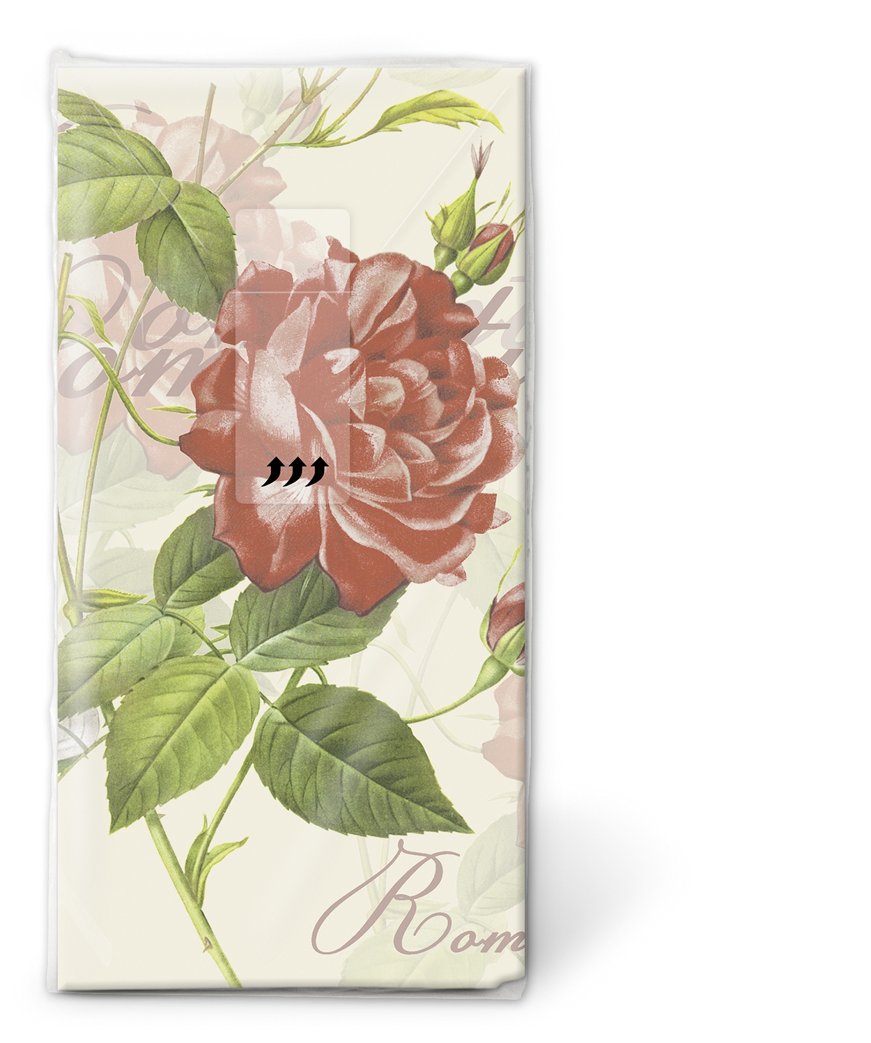 10 bedruckte Taschentücher TT Classic rose,  Blumen,  Sommer,  Sommer,  bedruckte papiertaschentücher