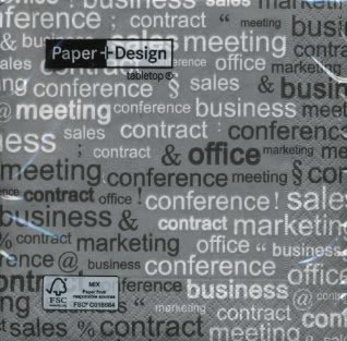 20 Servietten - 33 x 33 cm Office napkin,  Sonstiges - Schriften,  Everyday,  lunchservietten