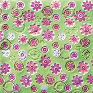 16 Servietten - 33 x 33 cm Moments Little flowers - geprägt,  Blumen -  Sonstige,   geprägte Servietten,  Frühjahr,  lunchservietten
