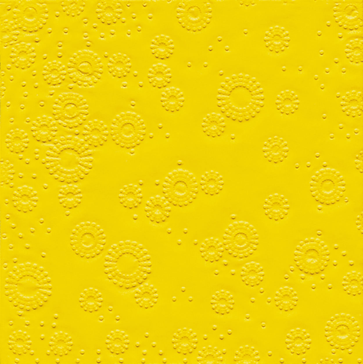 16 Servietten - 33 x 33 cm Moments Uni yellow - geprägt,   geprägte Servietten,  Everyday,  lunchservietten