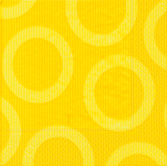 20 Servietten - 33 x 33 cm Circle yellow,  Sonstiges - Muster,   Einfarbige Servietten,  Everyday,  lunchservietten