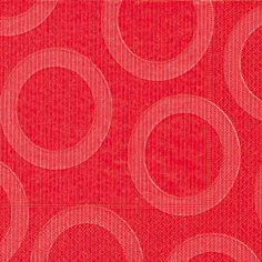 20 Servietten - 40 x 40 cm Circle red, dinnerservietten