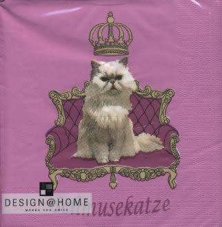 20 Servietten - 33 x 33 cm ,  Sonstiges - Schriften,  Tiere - Katzen,  Everyday,  lunchservietten