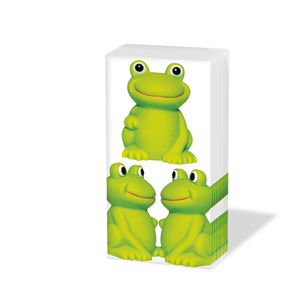 10 bedruckte Taschentücher ,  Sonstiges,  Tiere,  Everyday,  bedruckte papiertaschentücher,  Frösche
