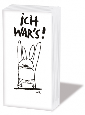 10 bedruckte Taschentücher ,  Tiere,  Ostern,  Everyday,  bedruckte papiertaschentücher,  Hase,  Sprüche,  Witzig,  Comic
