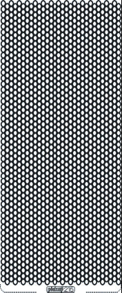 1 Stickers - 10 x 23 cm  - silber, Art - Stickers normal,  Farbe - silber,  Jahreszeit - Everyday,  Kreise,  Punkte,  in silber
