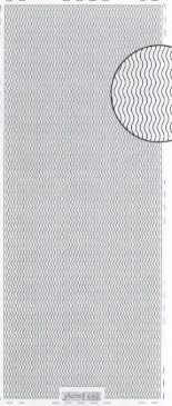 1 Stickers zum sticken - 10 x 23 cm gold,  Muster - Linien,  Art - Stickers zum sticken