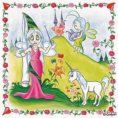 20 Servietten - 33 x 33 cm Feenzauber, Sonstiges - Feen,  Blumen - Rosen,  Tiere -  Sonstige,  Everyday,  lunchservietten,  Feenzauber