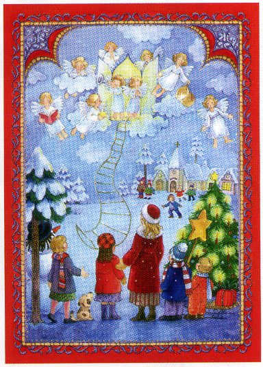 Adventskalender  - Format A4,  Kinder,  Winter,  Adventskalender,  Weihnachten,  Advent Calaendars