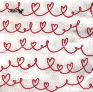 20 Servietten - 33 x 33 cm Amarin FSC,  Sonstiges - Muster,  Sonstiges -  Sonstiges,  Ereignisse - Liebe,  Everyday,  lunchservietten