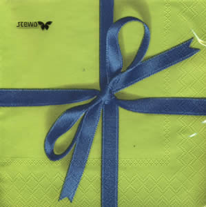 20 Servietten - 33 x 33 cm Gaddo blue,  Sonstiges - Muster,   Einfarbige Servietten,  Everyday,  lunchservietten