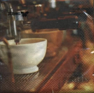 20 Servietten - 25 x 25 cm Enzo,  Getränke -  Sonstige,  Getränke Kaffee / Tee,  Everyday,  cocktail servietten,  Espressomaschine