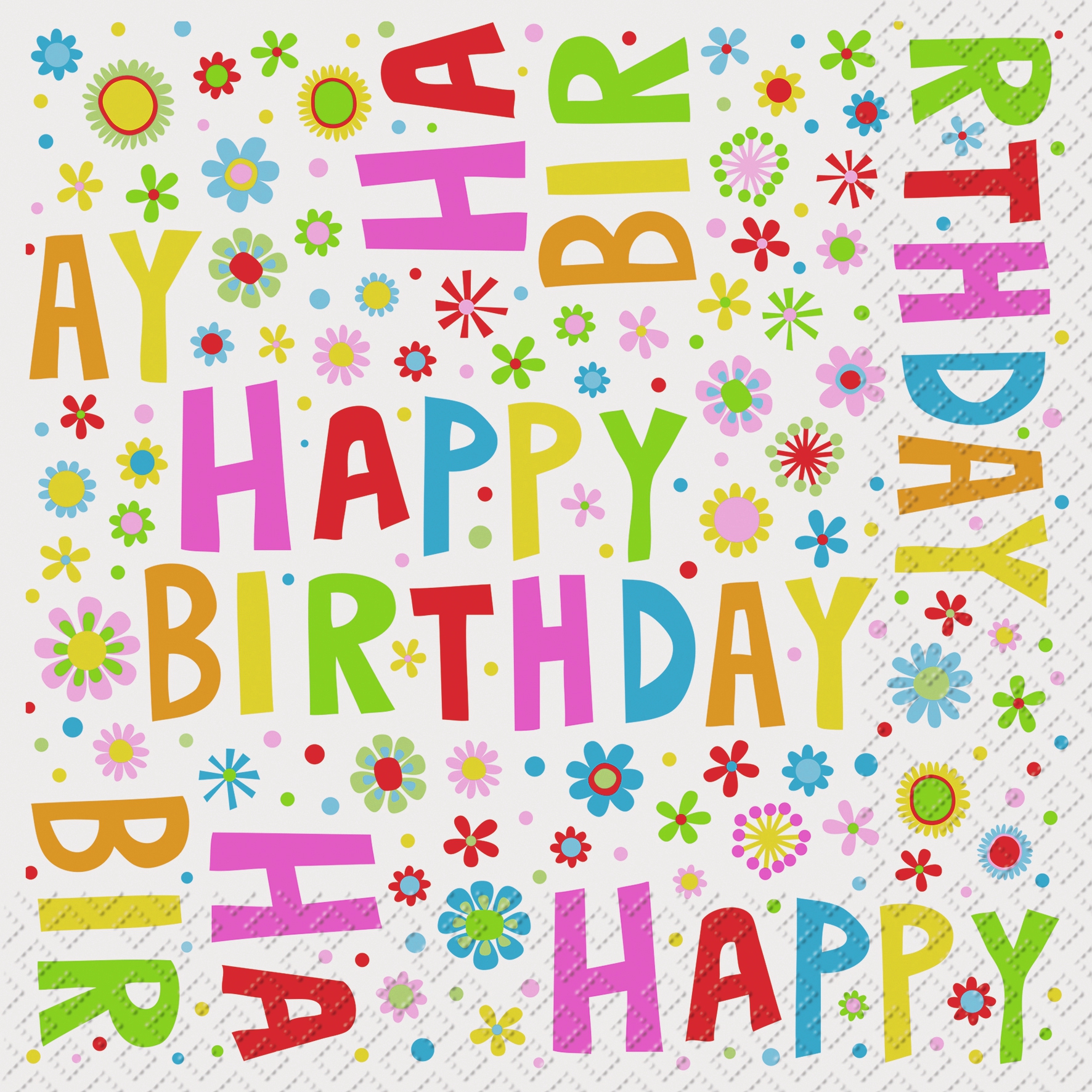 20 Servilletas - 25 x 25 cm Donata FSC, Otro - los modelos,  Las flores,  Otro - las escrituras,  Los eventos - el cumpleaños,  Todos los días,  Servilletas de cóctel