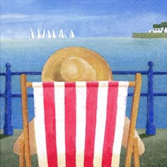 20 Servietten - 33 x 33 cm Regatta Viewing,  Regionen - Strand / Meer -  Sonstige,  Menschen - Personen,  Sommer,  lunchservietten
