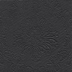 20 Servietten - 33 x 33 cm Luxury anthracite,   Einfarbige Servietten,   geprägte Servietten,  Everyday,  lunchservietten