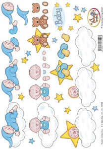 3D Bogen 3D-Baby-Boy,  Spielsachen - Stofftiere,  Menschen - Babys,  3D Bogen