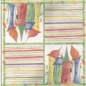 20 Servietten - 33 x 33 cm Pastell,  Sonstiges -  Sonstiges,  Sonstiges - Muster,  Sommer,  lunchservietten