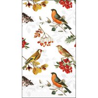 Guest towels 33x40 cm - Autumn birds