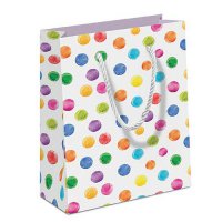 Bolsa de regalo - Polka dots white